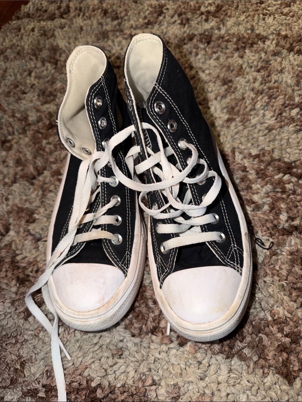 Converse Chuck Taylor Black and White High-Top Sneakers
